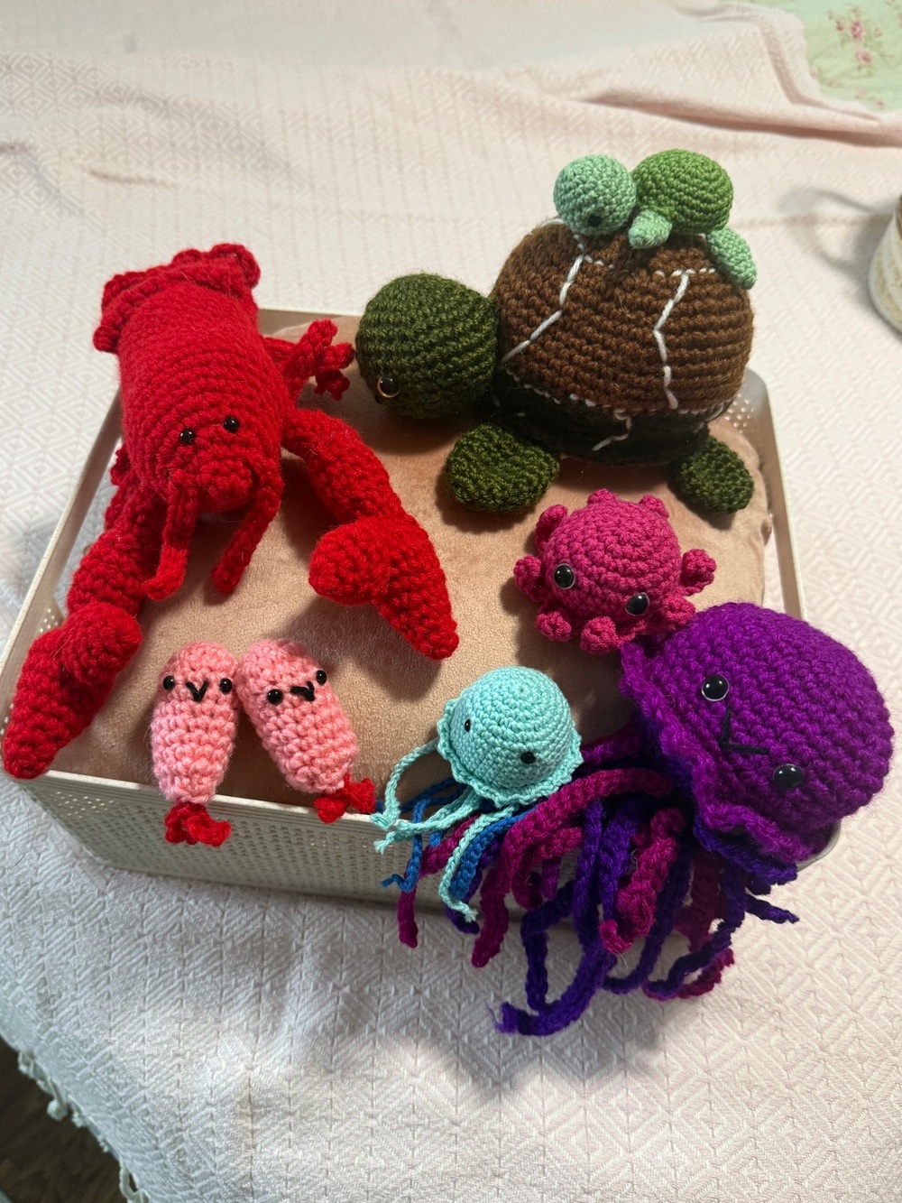Crochet Sea Plushie Set